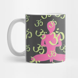 Om! Yoga pose Mug